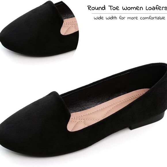 Women Ballet Flat Shoes Slip-ons Loafers - Picture 3 of 6